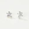 Серьги Findelise 925 с ромашками Signature