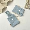 Джинсовый держатель для карт Множество слотов для карт ID-карта Банковская карта Защитный чехол Маленький кошелек для монет Кошелек Органайзер для ключей