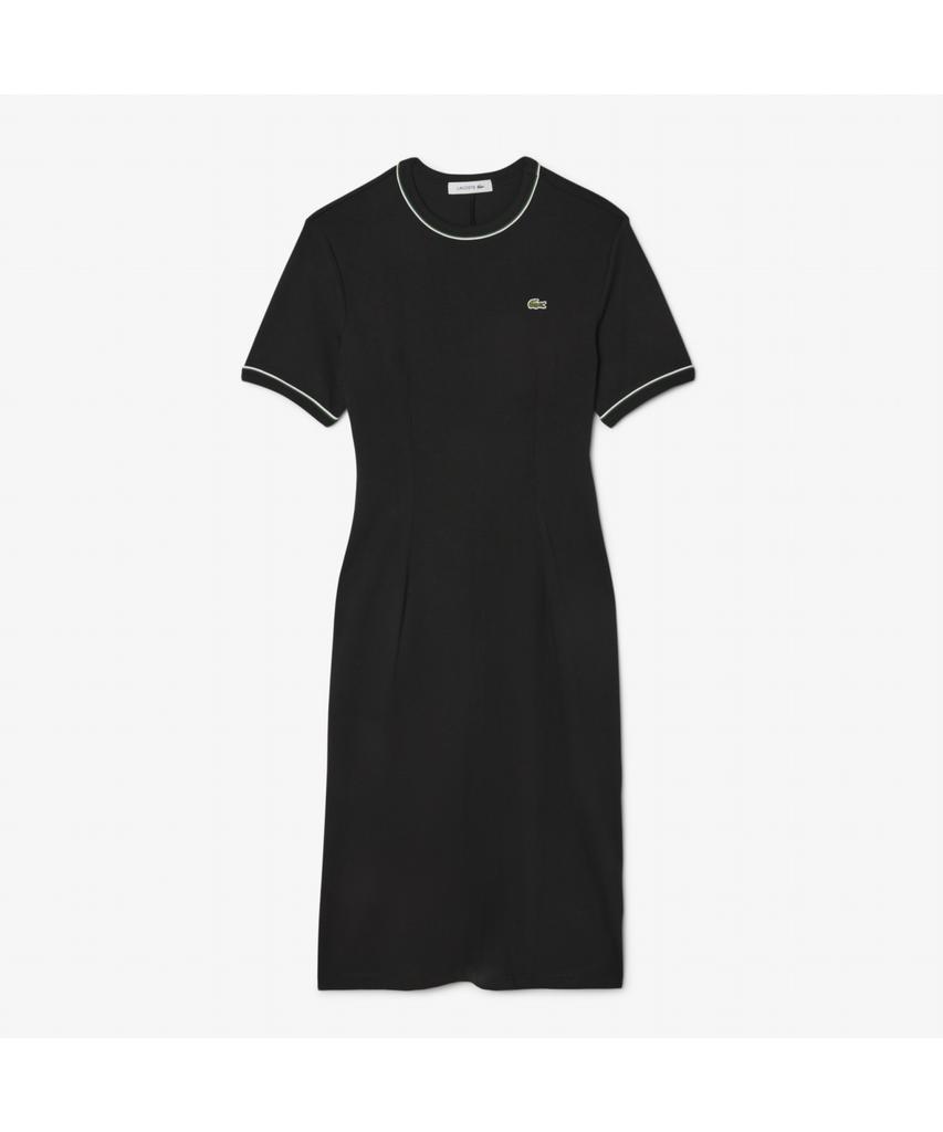 Lacoste Women'S Essentials Fit 'N Flare T-Shirt Dress Ef9988-55G M1Y
