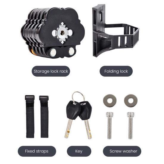 Велосипедный замок с 2 ключами Сверхпрочный Водонепроницаемый Универсальный MTB Дорожный Горный Велосипед Противоугонный Замок Безопасности Велосипед Мотоцикл Скутер Аксессуары