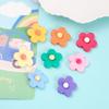 Frosted Resin Five-Petal Flower DIY Hair & Sock Accessories for Kids
