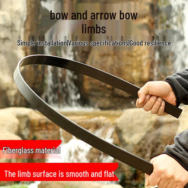 High Elasticity Fiberglass Recurve Bow Limbs - Traditional American Hunting Archery Accessory