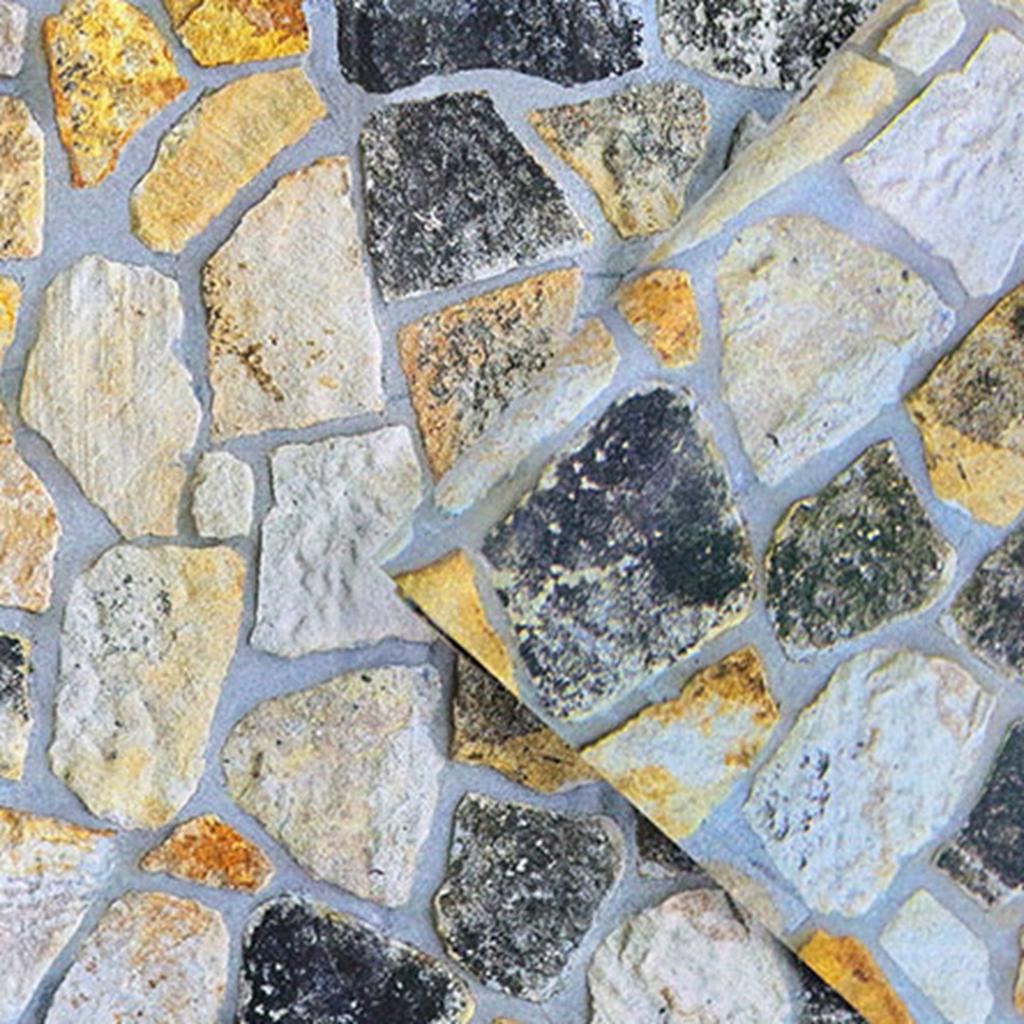 45смx10м Обои под камень Домашняя наклейка на стену с кирпичной кладкой Цветной узор скалы