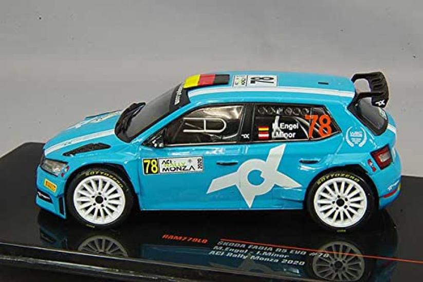 Ixo Model Skoda Fabia R5 EVO 20ACI Monta scale model RAM779LQ #78 M.Engel/I.Minor 1/43