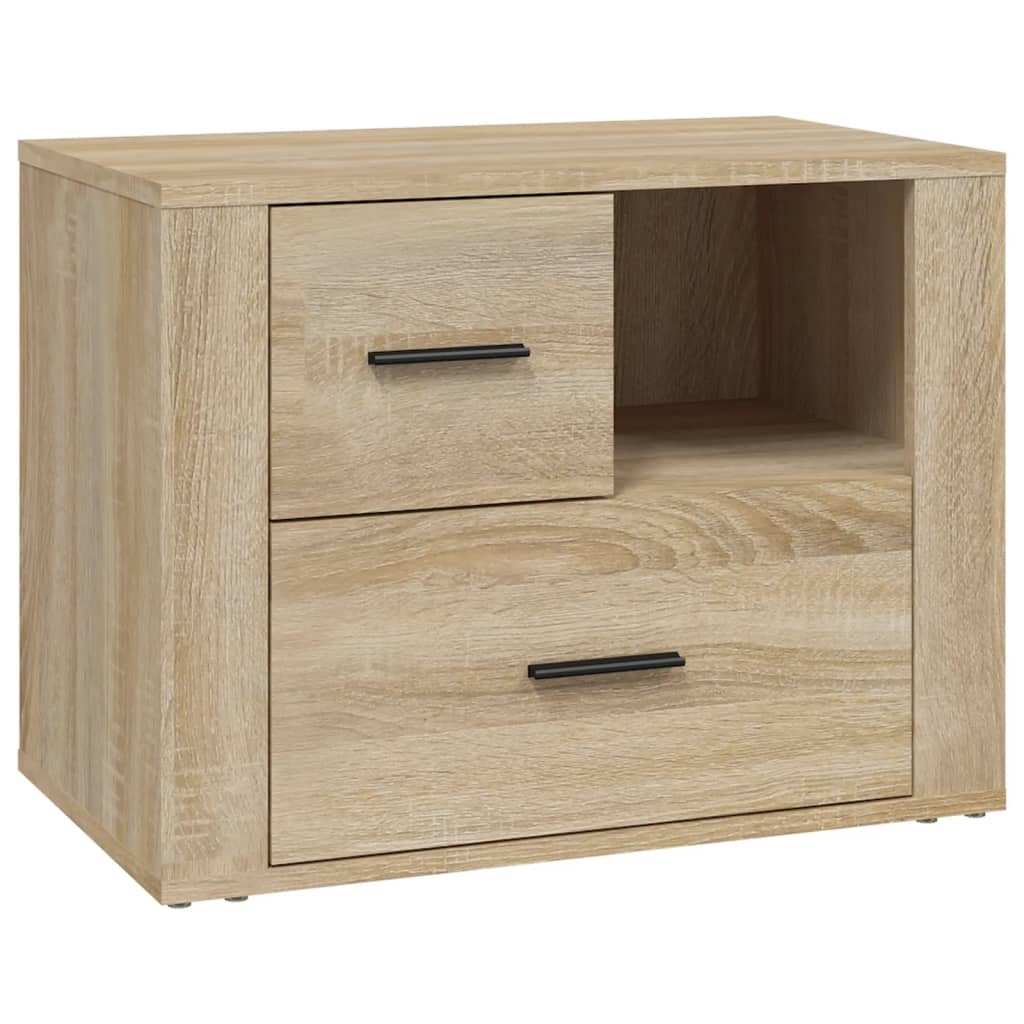 Nightstand Sonoma Oak Finish 60 x 36 x 45 cm Particleboard