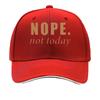 Унисекс Классическая бейсболка NOPETOTDAY с принтом NOPE not today, мягкая, дышащая, смешанные цвета, для улицы, сэндвич