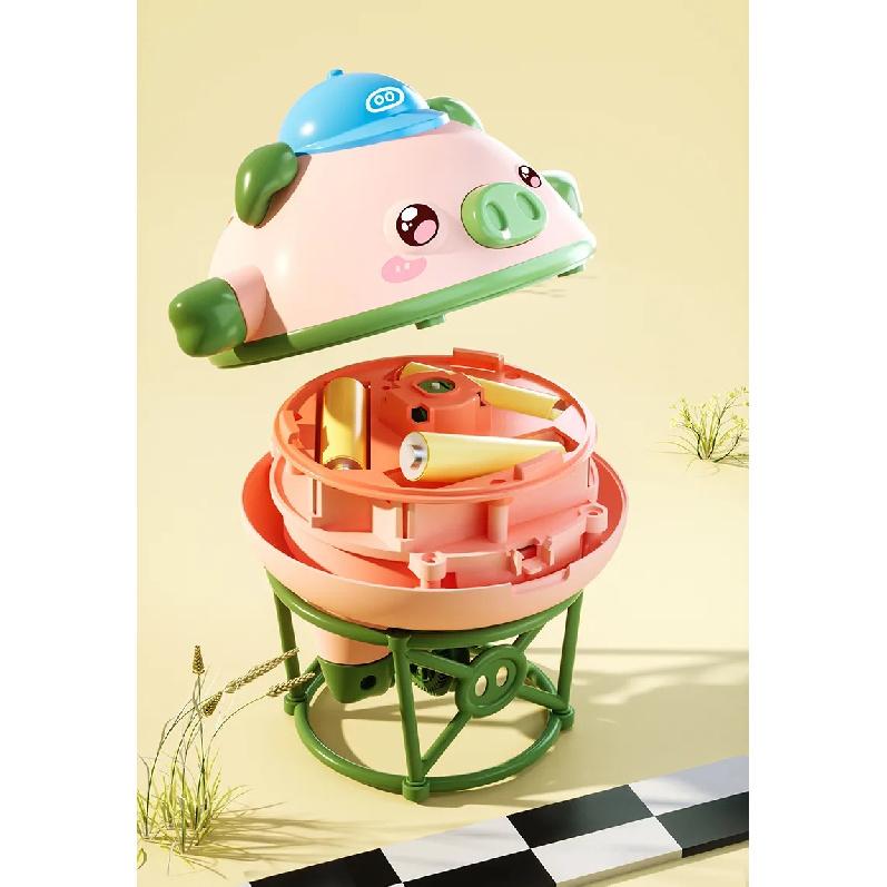 New Tumbler Balance Pig Gyroscope One Piece Unicycle Girl Boy Cute Novelty Tightrope Walking Black Technology Puzzle Toys