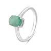 Серебряное кольцо с натуральным изумрудом 1.15ct (2062080) 1.85 гр. 925 пробы