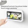 Водонепроницаемый, запотевающий держатель для мобильного телефона в ванную комнату, настенный держатель для мобильного телефона с вращением на 360° для душа и ванной комнаты