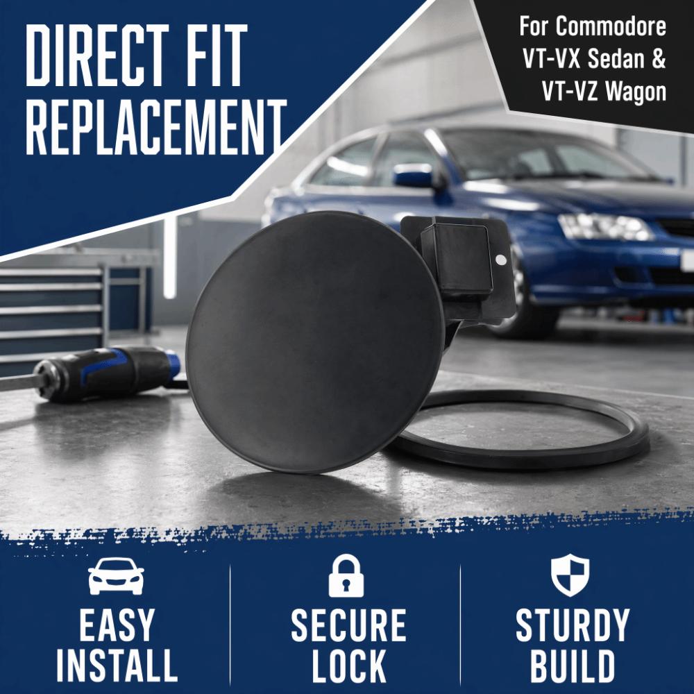 Black Fuel Flap Door for Commodore VT - VX SEDAN 1998-2002/Commodore VT‑VX Wagon 1997‑2006/