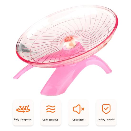 Колесо для хомяка, игрушка для скалолазания в виде рака-отшельника, бесшумное колесо для бега и летающей тарелки для хомяка