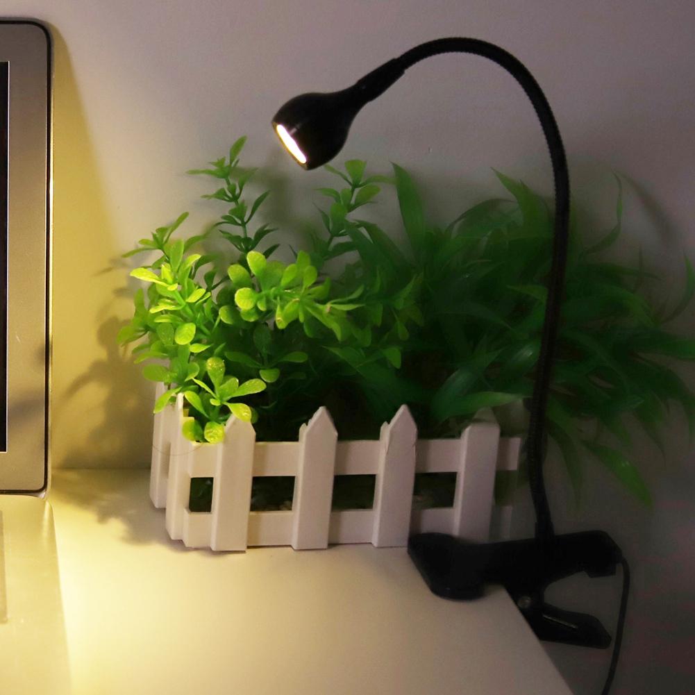 Sample Style USB LED Table Light Mini Desk Night Lamp with Clip for Home Study Reading