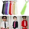 Party Classic Tie Hedging Child Dress Up Tie For Children Children's Tie Solid Color Tie