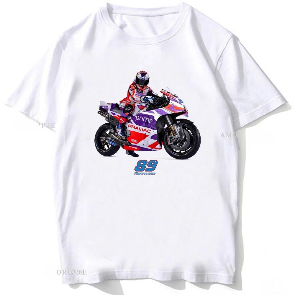 Jorge Martinator 89 GP Race Ride Fans T-Shirt New Summer Men Short Sleeve Sport Boy Casual Tees Motorcycle Riding White Tops