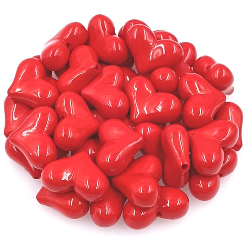 10 шт. большие для изготовления ювелирных изделий акриловые бусины в форме сердца свободные красочные аксессуары ручной работы DIY браслет ожерелье фурнитура для изготовления ювелирных изделий