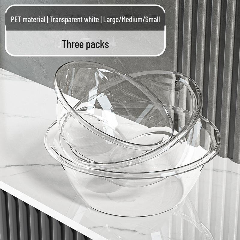 Прозрачная утолщенная многофункциональная раковина: Раковина, мойка для овощей, туалетные принадлежности для студенческого общежития, ванна для ног