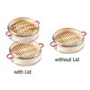 Anti-scalding Handle Aluminum Edge Bamboo Steamer Breathable Bottom Stuffed Bun Steamer  Restaurant