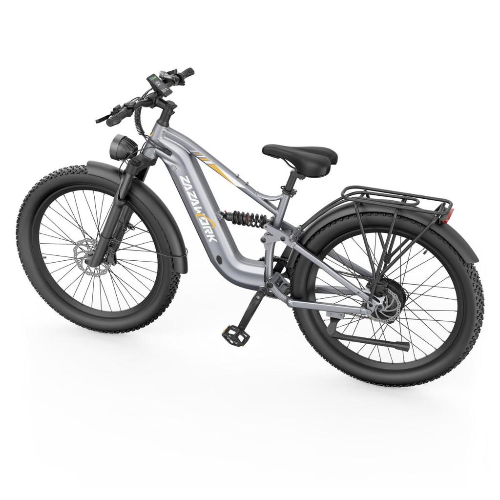ZAZAWORK CF500 City e-bike 1000W motor 48V 20Ah battery 27.5 x 3-inch tires hydraulic brakes maximum load capacity 150 kg.