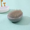 Scalp Massage Egg Shaped Comb Marble Anti-static Comb Small Portable Hair Styling Comb Professional Salon Hair Care Travel Comb