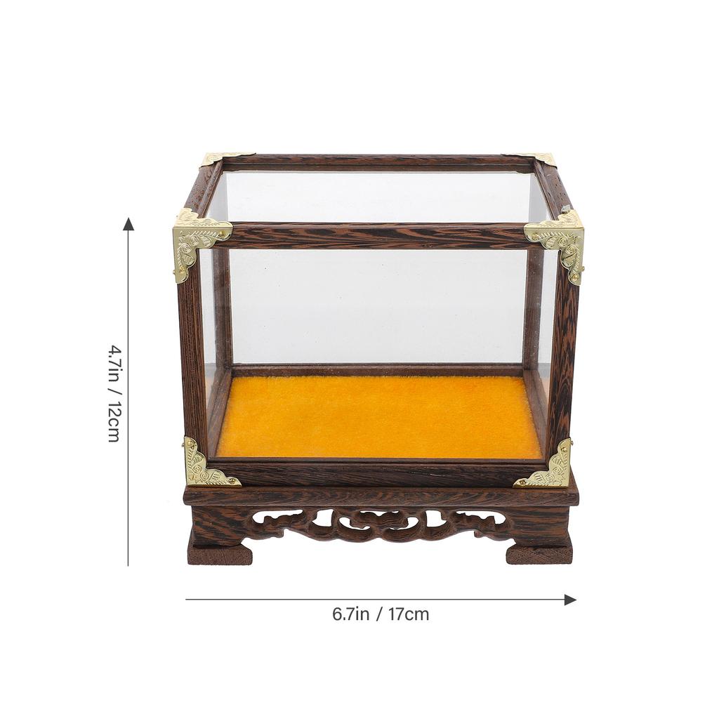 Multi-Function Buddha Protective Display Box Desktop Storage Case for Vase Buddha Statue Home Decoration Dustproof Cover