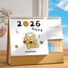 Custom Pocket Calendar 2026 Creative Desktop Foil Stamped Calendar