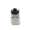 Мужские кроссовки Air Jordan 1 Mid Blue Mint Mystic-Navy Mint-Foam White 554724-413