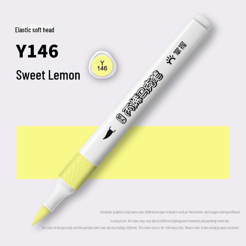 Акриловый маркер для студентов с мягким наконечником, непрозрачный, штабелируемый, можно выбрать дополнительные цвета