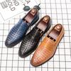 FashionMens Shoes Men Loafers Brand Braid Leather Casual Driving Oxfords Moccasins Italian Shoes for Men Flats Luxury Designer Shoes