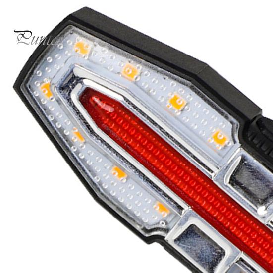 Bicycle Tail Light Adjustable LED Remote Control MTB Road Mountain Bike Turn Signal Lamp Waterproof Rechargeable Bright Night Riding Bike Warning