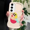 Мягкий чехол для телефона с забавным узором Crayon Shin-chan для Samsung Galaxy A52 A73 A12 S24 Ultra 5G S23 S20 FE Wave Edge, противоударный защитный резиновый чехол