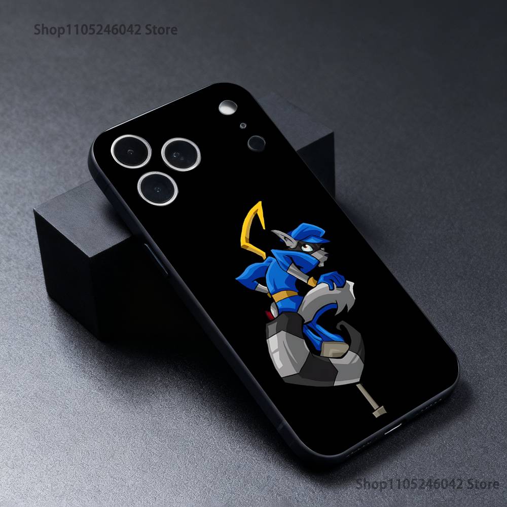 Game Sly C-Cooper Phone Case For iPhone 17,16,15,14,13,12,11,Pro,XS,Max,XR,Plus,E,SE4,Mini Black Soft Cover