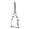 Pig Ear Tag Plier Stainless Steel Animal Ear Notcher with Safe Buckle for Cattle Sheep Goats