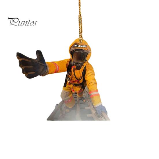 Рождественская елка, украшение пожарного со шнурком, широко используемое автомобильное зеркало заднего вида, подвеска пожарного, подвесное украшение