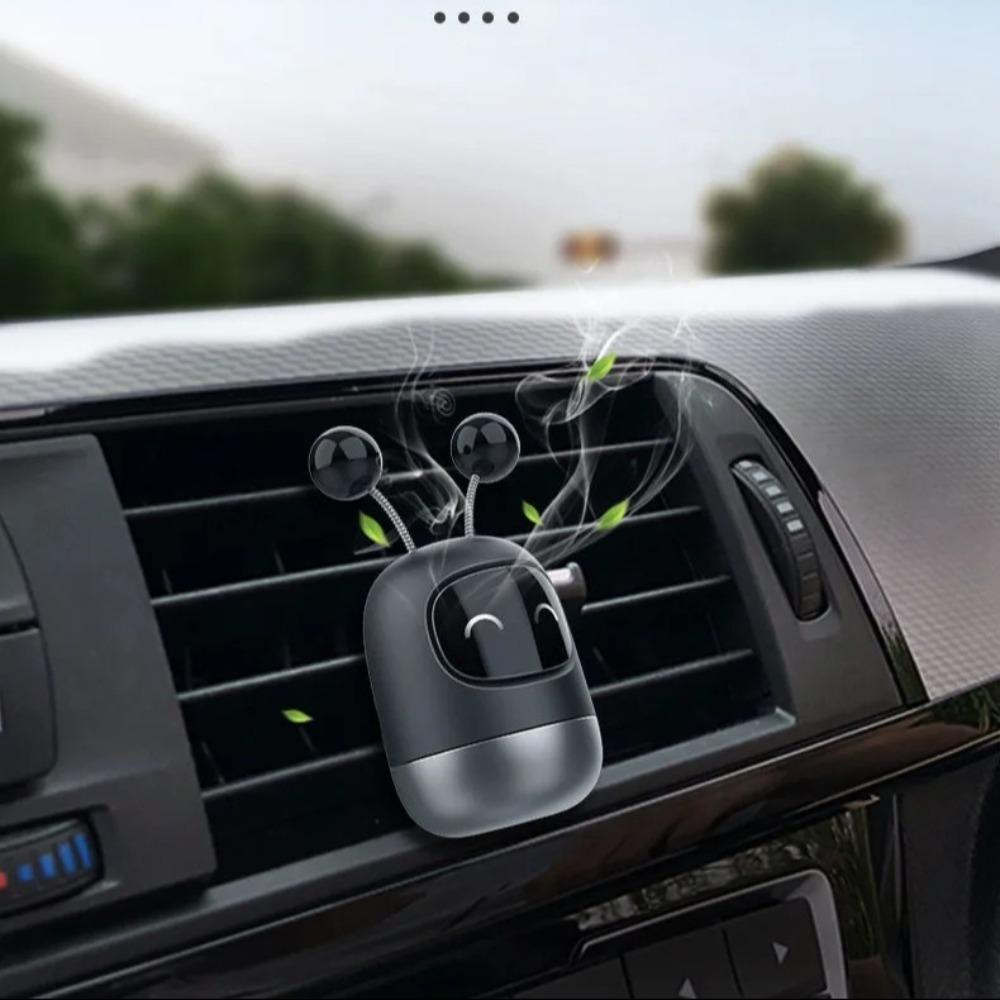 Mini Robotic Air Vent Clip Creative Fragrance Air Vent Aromatherapy Outlet Air Fresheners Perfume Diffuser Car Interior Ornament