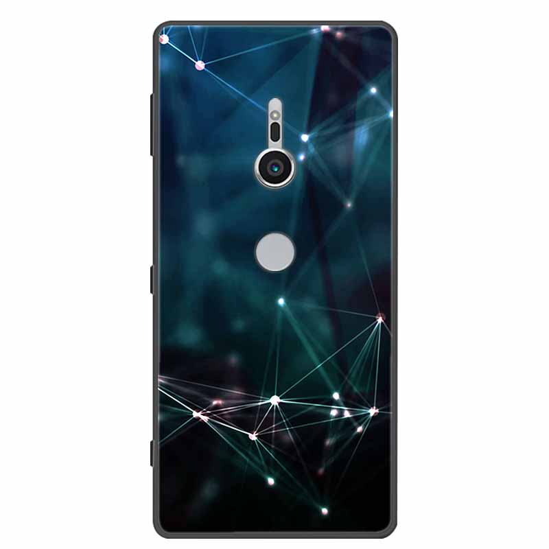 Чехол для Sony Xperia XZ1 XZ2 XZ3 Чехол Силиконовый Расписной Мягкий Задние Крышки Телефона для Sony XZ2 Compact Премиум Защитный Funda Capa