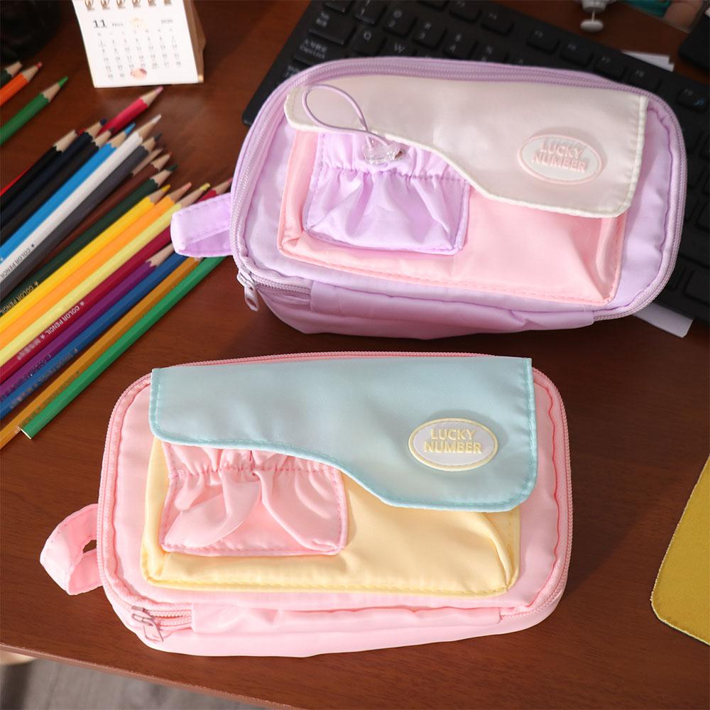 Cosmetic Storage Stationery Storage Bag Large Capacity Pen Pencil Case Student