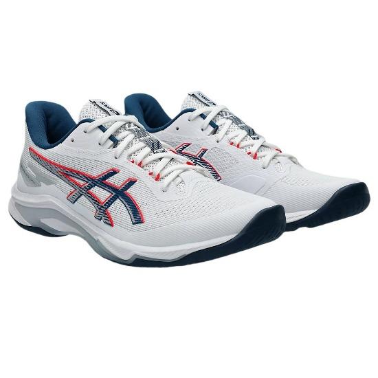 Asics Netburner Ballistic FF Удобные Модные Минималистичные Универсальные Низкие Тренировочные Кроссовки Мужские Сникер Серый Белый 1051A088-101