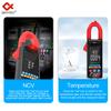Dc/ac Current Digital Clamp Meter 6000 Counts 400a Amp Multimeter Large Color Screen Voltage Tester Car Hz Ncv Ohm Meter