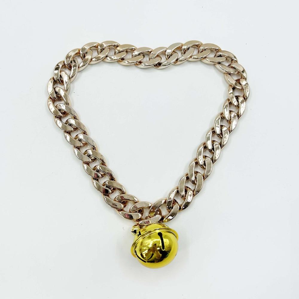 Gold Silver Rose Gold Pet Necklace 25cm 30cm 40cm Dog Chain Fashion Dogs Collar Dog Supplies