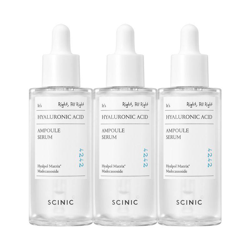 3 Hyaluronic Acid Ampoule Serums 50ml