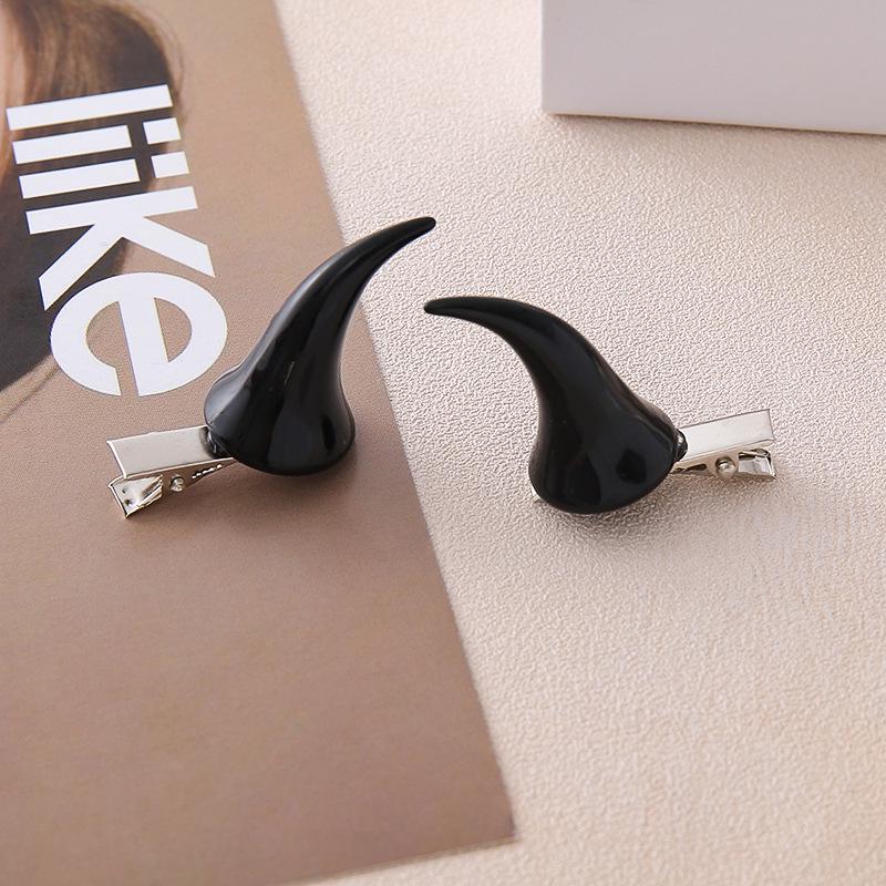 Luxury Devil Horn Hair Clip: Trendy & Cute Autumn/Winter Accessory for Women