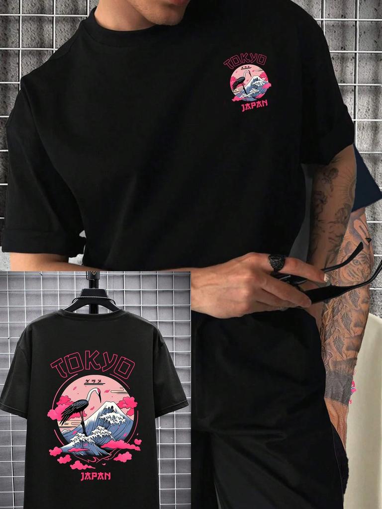 Tokyo Women T-shirt Luxury Brand Fashion Big Size Top Casual Short Sleeve Streetwear Classic Print New Arrival Tee Graphic