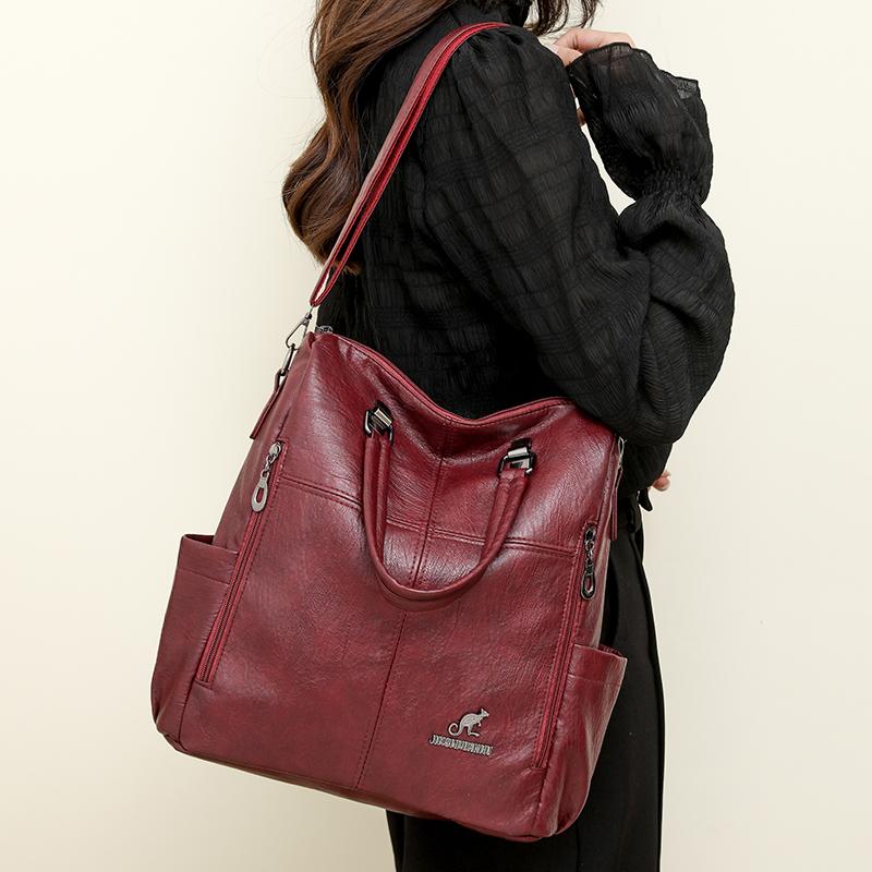 Женская многофункциональная сумка-рюкзак большой вместимости