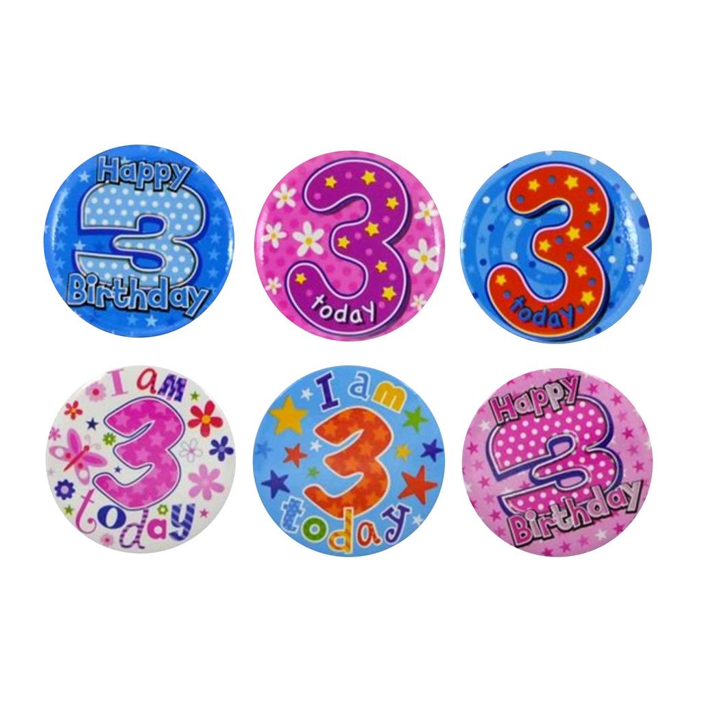 Simon Elvin Разные возрасты (1-17) Маленькие значки (Пакет из 6)