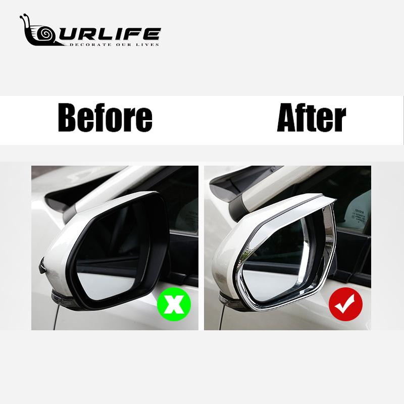 Водонепроницаемый Козырек на Зеркало Заднего Вида Автомобиля, Хромированный Серебристый, Для Toyota C-HR CHR C HR XA10