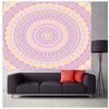 Mandala Tapestry Psychedelic Colorful Art Background Cloth Home Decor Wall Tapestry Hand Wash Printed Wall Hanging
