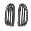 For Chevrolet Corvette C6 2005-13 Car A-pillar Air Outlet Panel Decorative Frame ABS Carbon Fiber/red Interior Accessories 2 Pcs