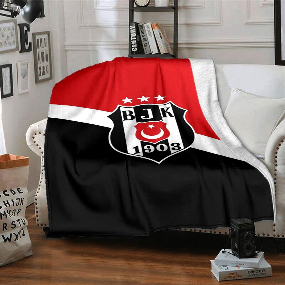 Beşiktaş Print Flannel Blanket High Quality Warm Comfortable Cover for All Seasons Perfect for Gifts Home Decor