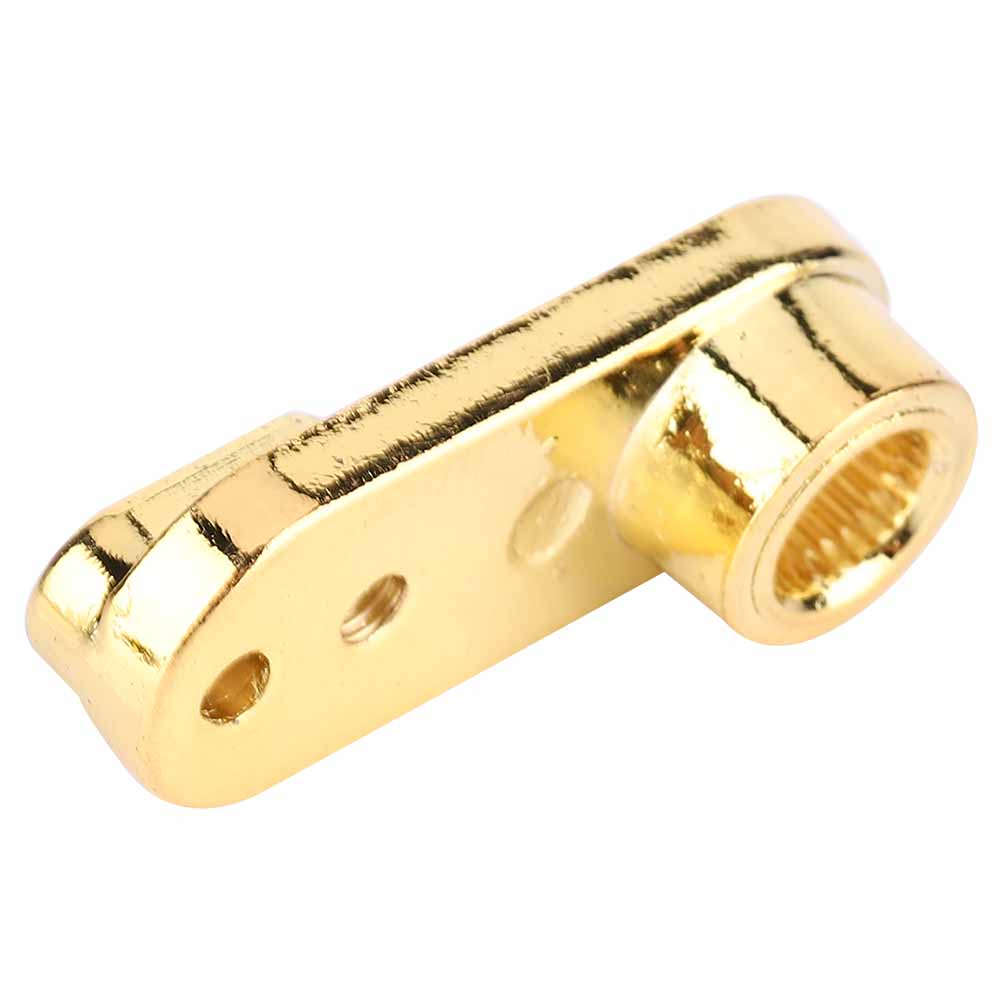 CNC Machining 25T Steering Servo Arm Upgrade Parts for 1Celsius10 1Celsius8 RC Car (Gold)