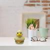 Yousheng Hamburger Duck Figurine Resin Burger Duck Statue Novelty Desktop Duck Sculpture for Home Office Shelf Table Decoration